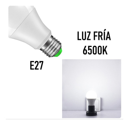 Lámpara Led Sensor Luz Dia Noche Fotocelula Interelec 10w
