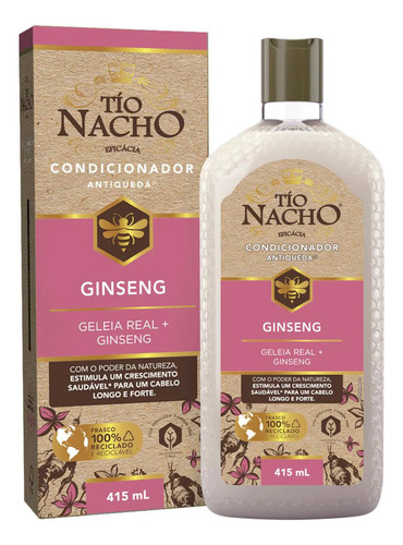 Shampoo + Condicionador Ginseng Tio Nacho 415ml