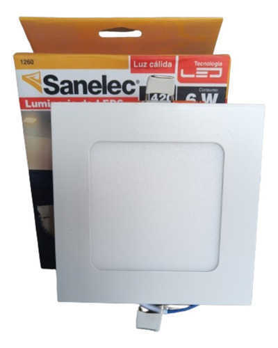 11 Pzs. Lámpara Cuadrada 6 W 12 Leds Luz Cálida