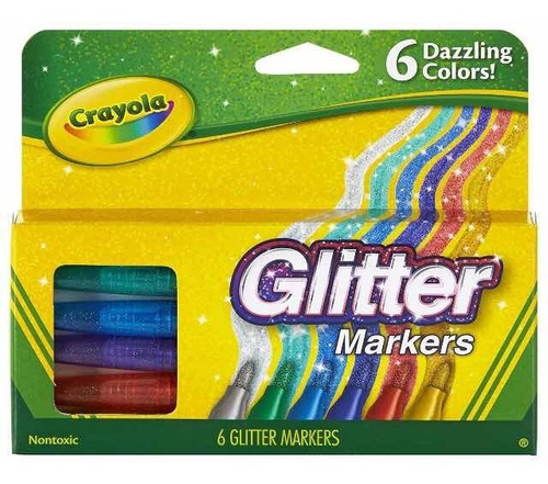 Crayola Marcadores Con Brillo Glitter Markers