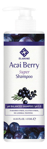 Elabore Acai Berry Super (sulfato) Champ 16.06 Onzas Lquidas