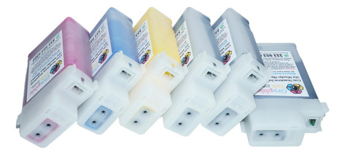 6 Cartucho Rellenable Compatible Canon Pfi102 Prograf Ipf750