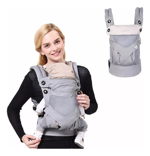 Mochila Cangurera Para Bebé Ergonómica Asiento De 3-48 Meses