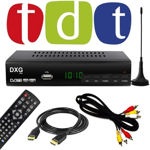 Tdt Decodificador Para Tv Receptor Televisor Codificador Dxg