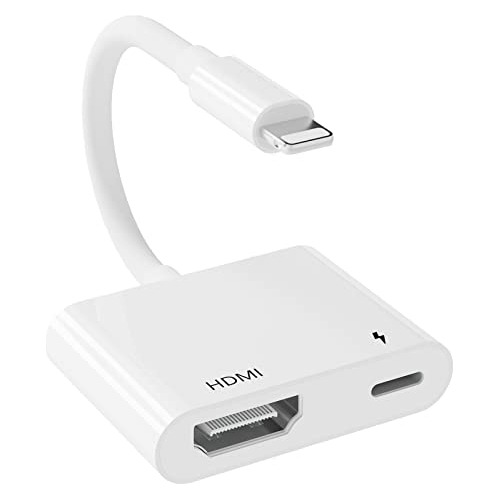 Adaptador Hdmi Para iPhone A Tv, Adaptador Av Digital Hd 108