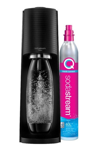 Máquina De Água Sodastream Terra Para Gaseificar Cozinha Cor Preto
