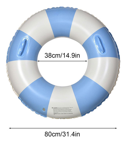 Adult Swimming Ring Inflatable Pool Float Thick Swim