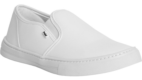 Imagen 7 de 7 de Tenis Blanco Negro Mujer Hombre Cosidos Unisex Slip On Pals
