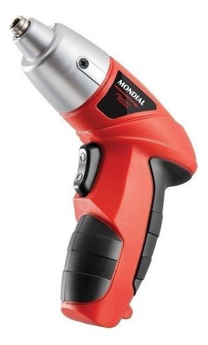 Chave De Fenda Sem Fio Mondial Fpf-05m 4,8 V Vermelha 60 Hz