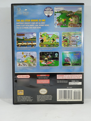 Super Smash Bros Melee Jogo Nintendo Game Cube Completo (Usado)