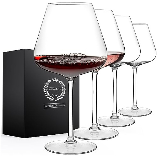 Juego De 4 Copas De Vino Grandes De 28 Oz, Hechas Mano ...