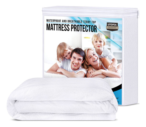 Utopia Bedding Protector Premium De Colchón Impermeable