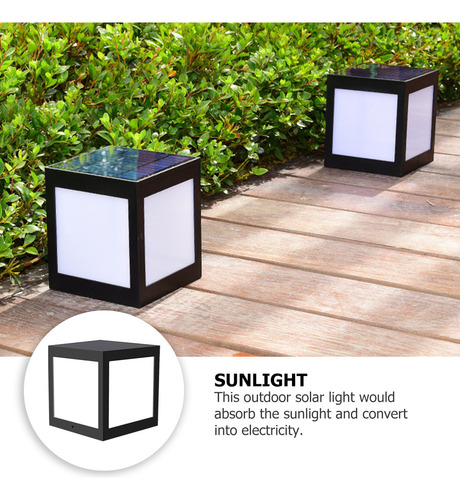Luces Solares Para Lámpara De Poste Exterior