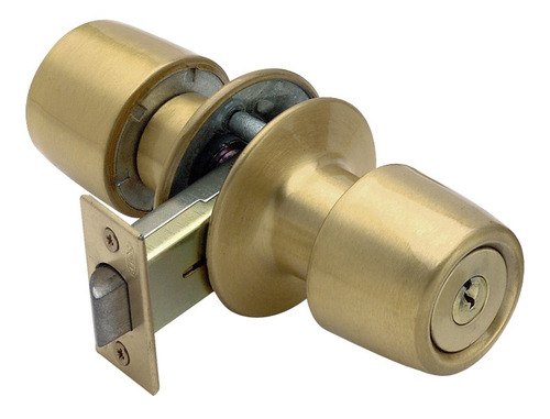 Imagen 1 de 2 de Cerradura Tubular Pomo Urbano Oficina/dormitorio Bronce