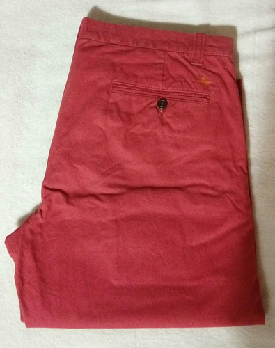 Pantalón Dockers, Talla 36, Color Coral Oscuro.