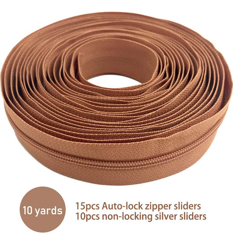 10yardas Cremalleras A Granel #3 Cremalleras De Nylon En ...