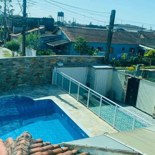 Imagem 2 de 10 de Belo Sobrado Frente Ao Mar Em Mongaguá