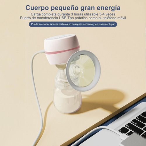 Extractor De Leche Eléctrico Sacaleche 3 Modos 9 Niveles