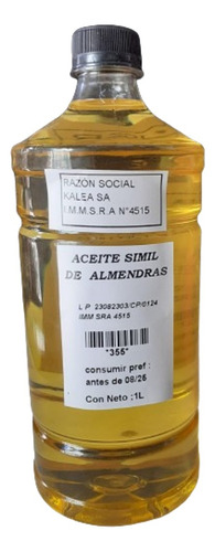 Aceite De Almendras Simil 1 Litro