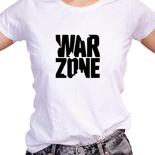 Franela Dama Personalizada Moda Diseño War Zone