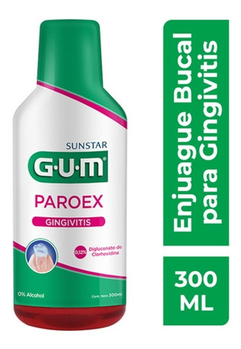 Enjuague Bucal Gingivitis Gum Paroex 300ml