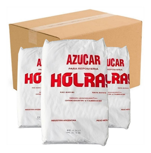 Azúcar Impalpable Holray Fraccionada X10kg
