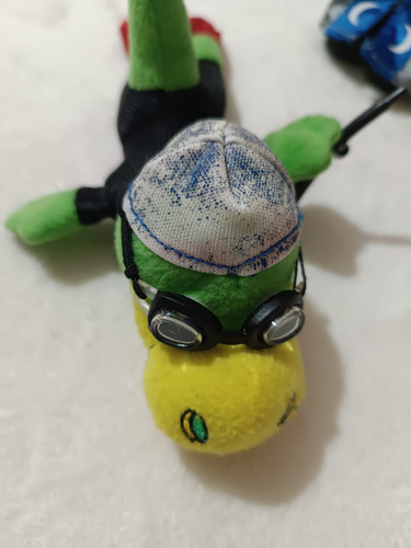 Lote 3 Peluches 20cm Promos De Dino De Danonino. Verde Claro (Usado)