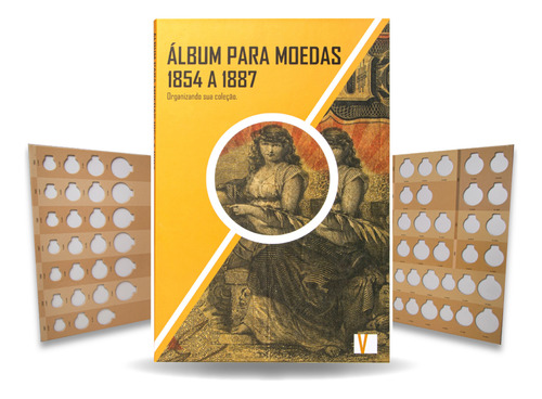 8 Álbuns Para Moedas 1854-2050 Real Olímpico Ao Réis Prata