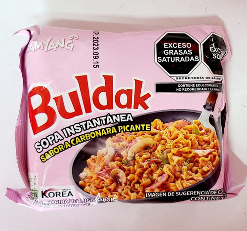 Ramen Coreano Picante Carbo 1 Pieza 140g Samyang Original
