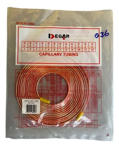 Tuberia Capilar 0.036 - 3m