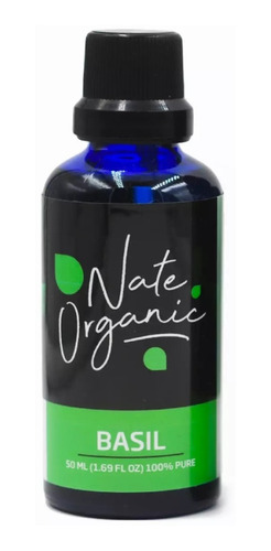Aceite Esencial Albahaca 100% Puro Nat 50 Ml Nate Organic