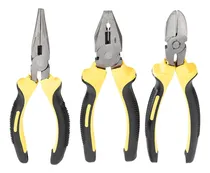 Comprar Set 3 Pinzas Alicate Larga Mango Pvc Acero Resistente