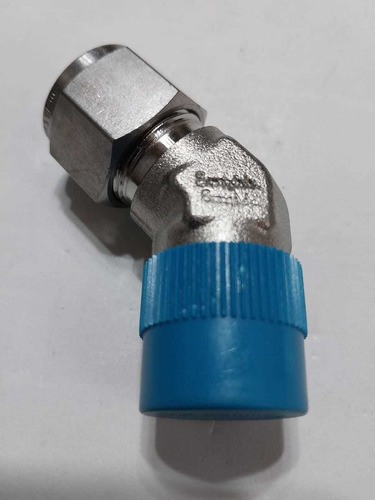 Conector Codo 1/2  Od X 1/2  Nptm 45° Ss-316