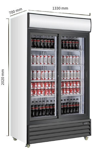 Visicooler 1000lts Frigonor