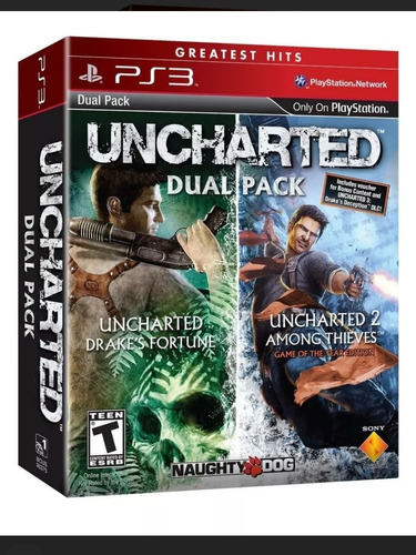 Juego Original Físico Ps3 Uncharted Dual Pack