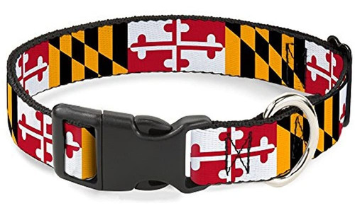 Cuello Con Clip De Plastico Con Banderas De Maryland De 16-