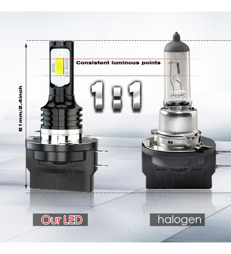 Foco H11b Brillante 55w 12v 2 Piezas