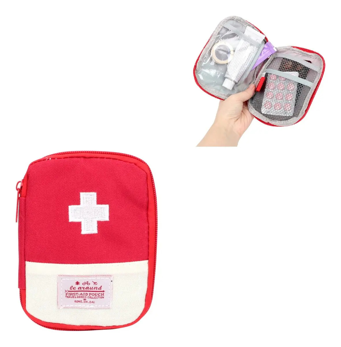 Botiquín Médico Portátil LIVE ZEN ANGO Viaje Hogar Oficina Nylon 19x13x1 cm