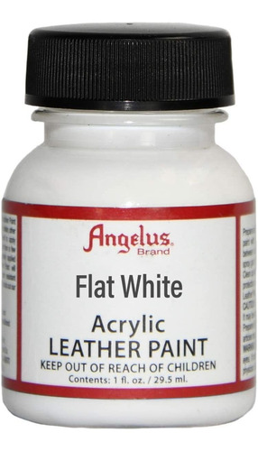  Angelus Leather Paint 1 Oz Flat White 