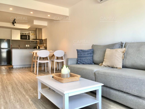 Apartamento De Un Dormitorio En Alquiler Anual E Invernal En Punta Del Este, Roosevelt 