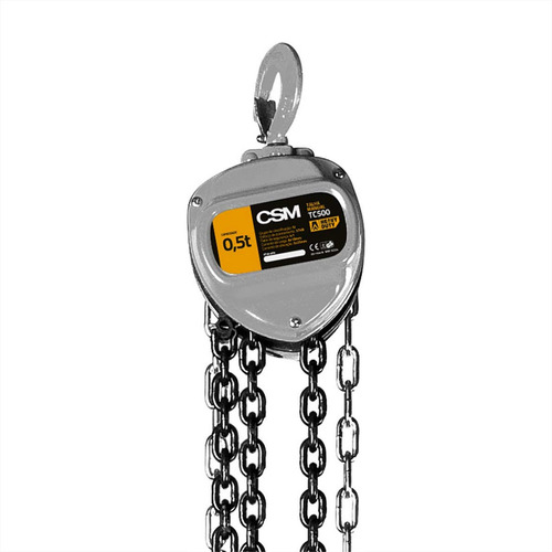 Talha Manual Corrente 500kg 3 Metros Elevação Csm Industrial