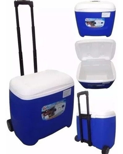 Caixa Térmica Island Breeze 28qt Roller Igloo 26 Litros Azul