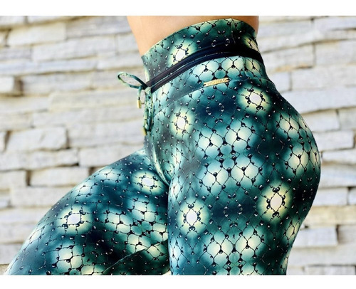 Imagem 2 de 3 de Calça Legging Com Franzido Empina Bumbum Ref. 479