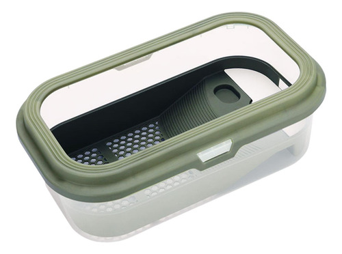 Turtle Tank Aquarium Carrier La Tamaño Verde M Tamaño