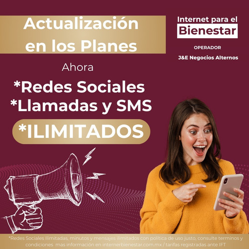 Paquete 3 Sim Internet Bienestar Redes S Llamadas Ilimitados 30 Días 4 Gb