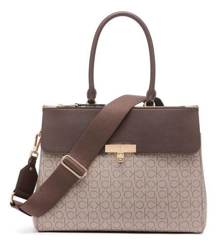 Tote Calvin Klein Becky Con Tres Compartimentos,