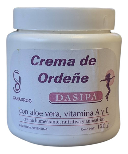 Crema De Ordeñe + Aloe. Envase 120 Gs