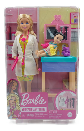 Barbie - Tu Puedes Ser - Pediatra - Mattel