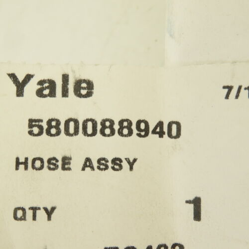 Yale 580088940 Forklift Hydraulic Hose Assembly 3/8 Par Ccb
