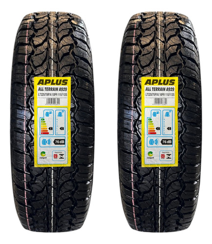 Kit 2 Pneus 225/75r16 115/112s Aplus A929 All Terrain Aro 16 S
